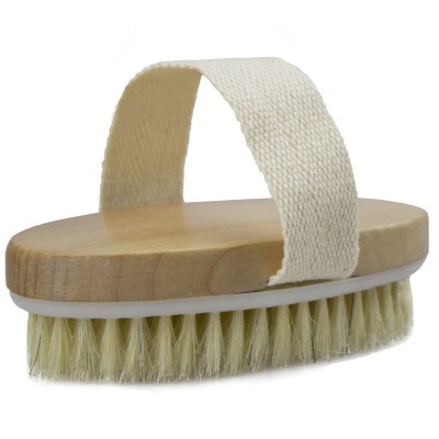 Shower Body Brush for Dry and Wet Brushing Soft and Stiff Bristles Exfoliating Skin and Soft Scrub Bath Brush