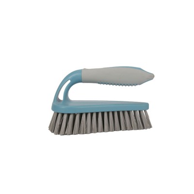 PP China Portable Blue Color Curved Type Large Size Commercial Scrub Brushes Dish Brush Kitchen