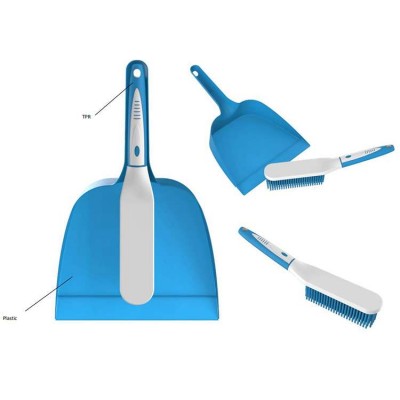 Plastic TPR Material Multi-Function Cleaning Tool Custom Brush And Dust Pan Set