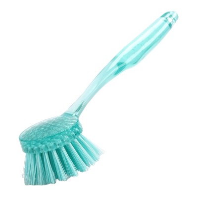 The Fine Quality Transparent Wholesale Long Handle Kitchen Dish Brush For Washing Dishes