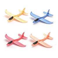 Kids Diy Outdoor Sport Toy 48cm Flying Toy Model Plane Hand Throwing Glider Airplane