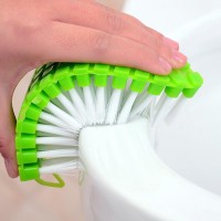 Multifunction Cleaning Brush Kitchen Sink Toilet Bending Clothes Washing 360 Degree Corner Scrubbing Random Color